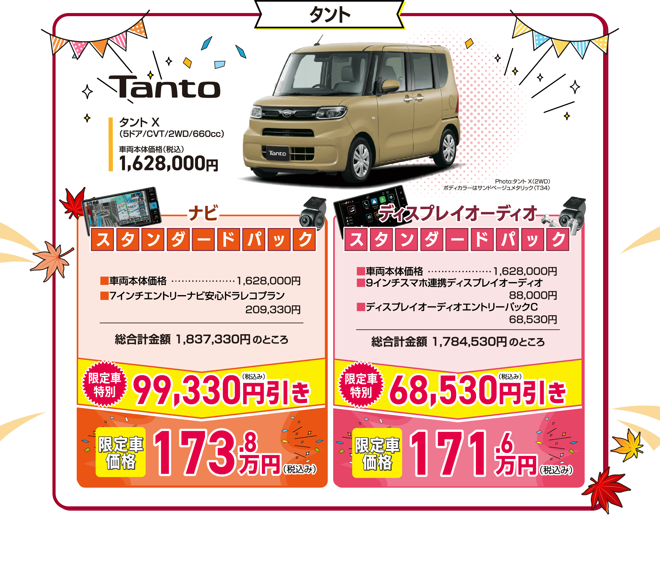 三重ダイハツのタント