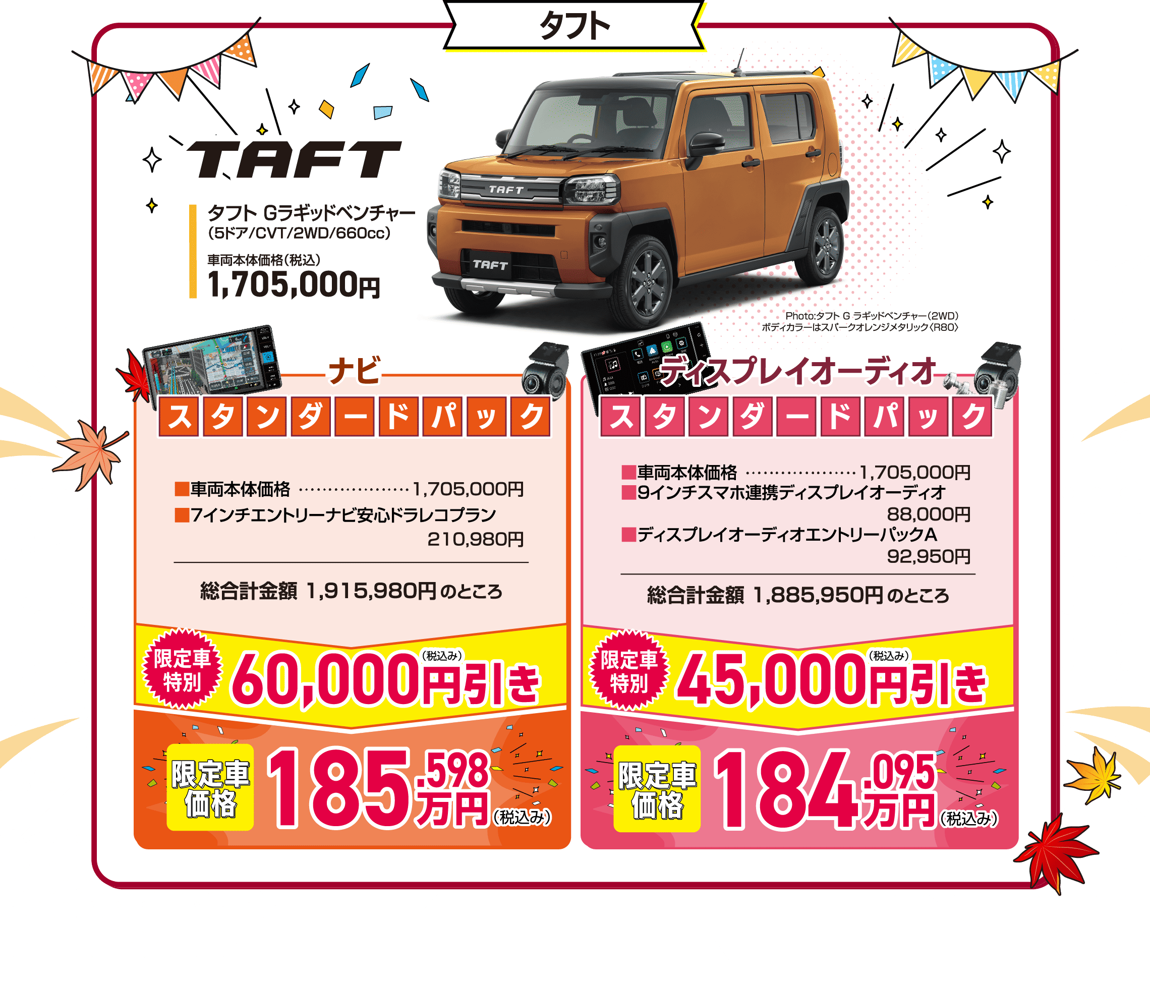 三重ダイハツのタフト